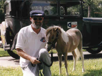 Max P. and miniature pony
