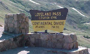 Loveland Pass at 11,992'